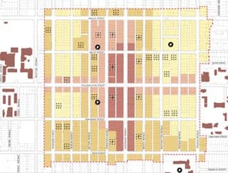 Zoning map of Whittier California.
