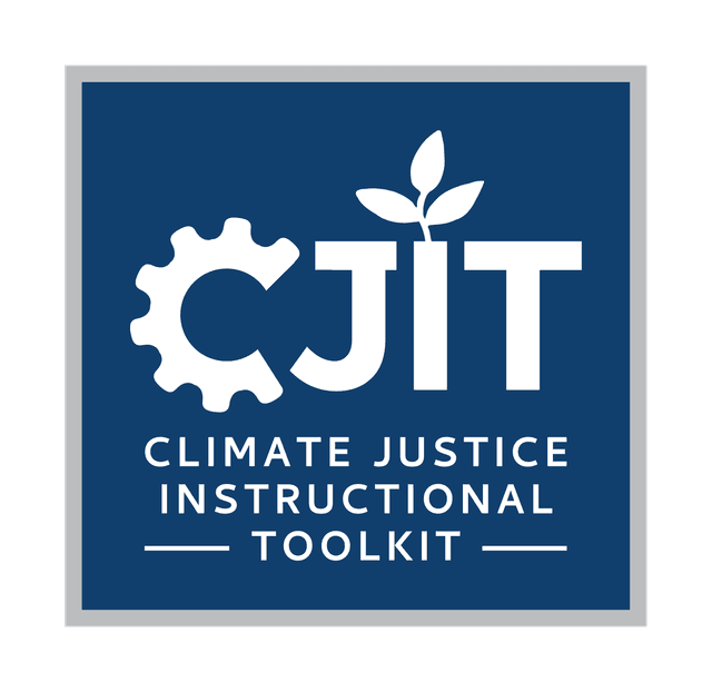 The logo of the Climate Justice Instructional Toolkit.